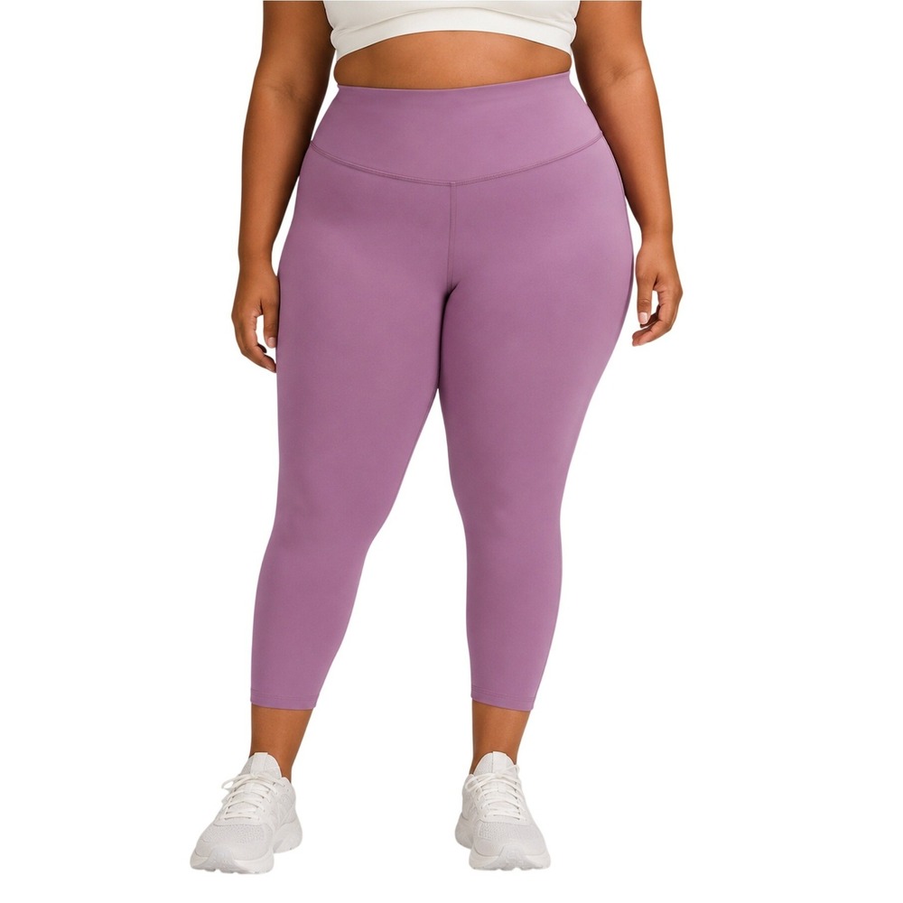 Lululemon Align High-Rise Crop Purple Nulu Yoga Leggings Plus SIZE 20